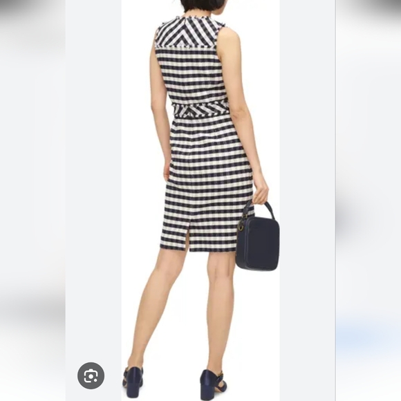 J. Crew plaid sheath sleeveless tweed dress Business Office Professional Size 4 - Picture 2 of 10